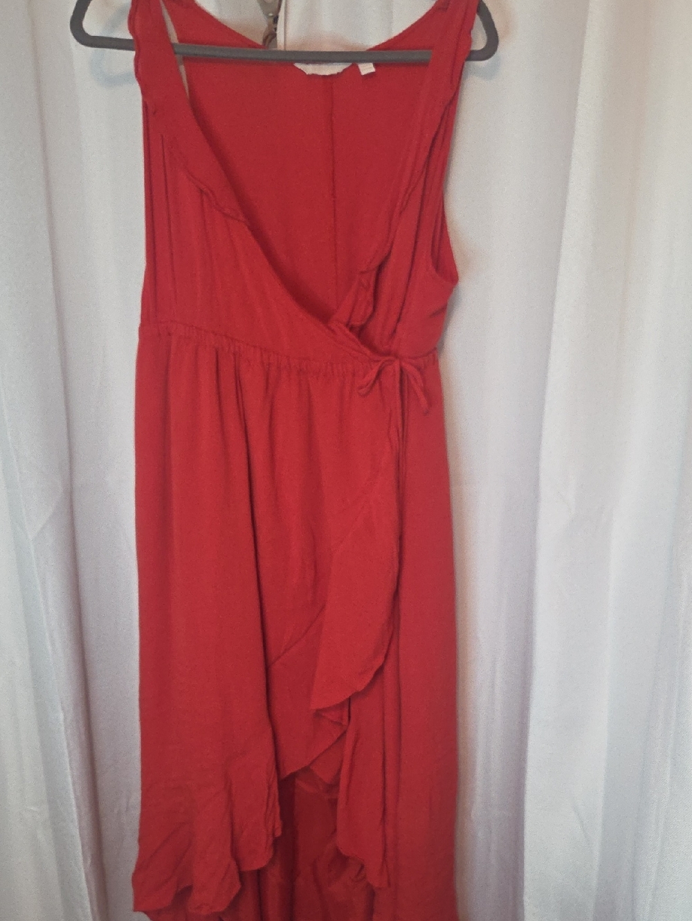 A Glow -Wrap Maxi Dress - Women's Sleeveless Summer Dress Size MED